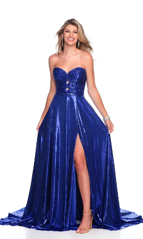 Metallic Prom Dress: Dave & Johnny 12328