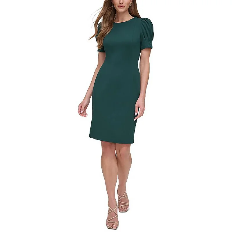DKNY Womens Sheath Dress Knee Length