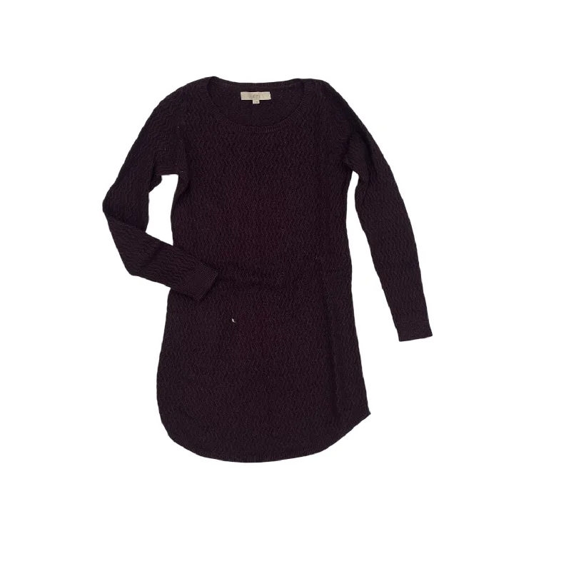 Dress Sweater By Loft In Purple, Size:S