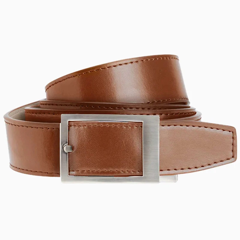 Classic Walnut Dress Ratchet Belt 1 3/8" Strap [35mm]