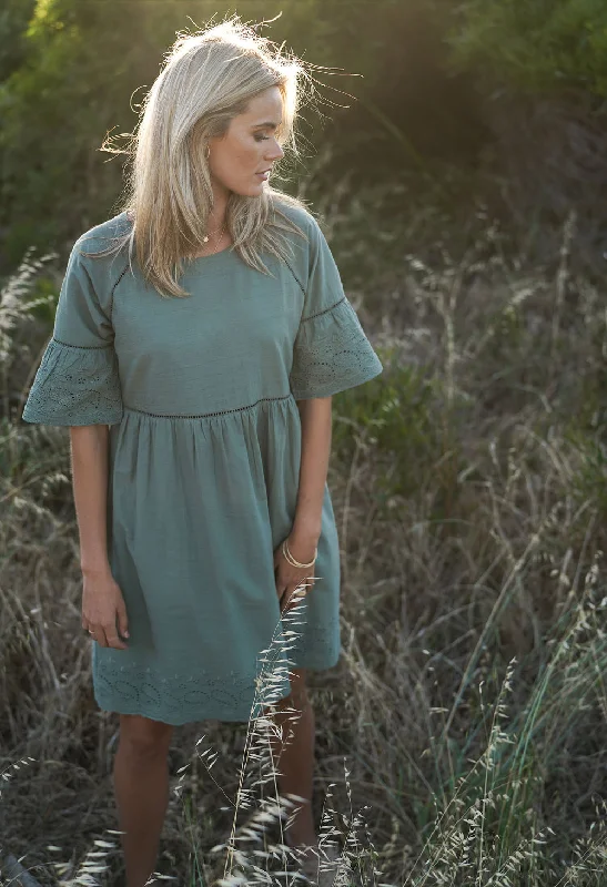 JENNA TUNIC DRESS - KHAKI