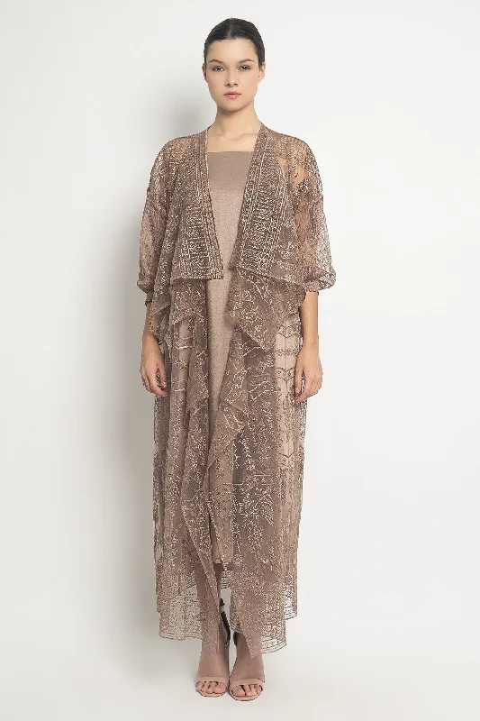 Cyra Outer Dress in Mocca Brown
