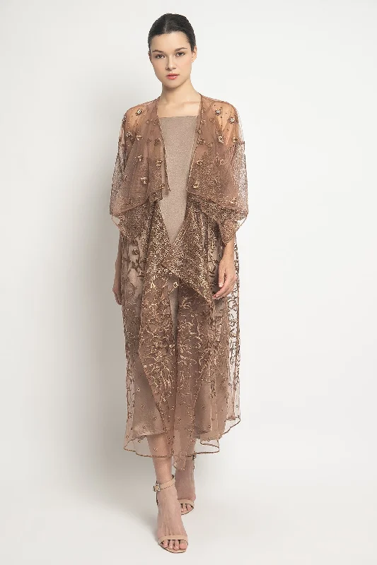 Cyra Outer Dress in Rookwood Teracotta