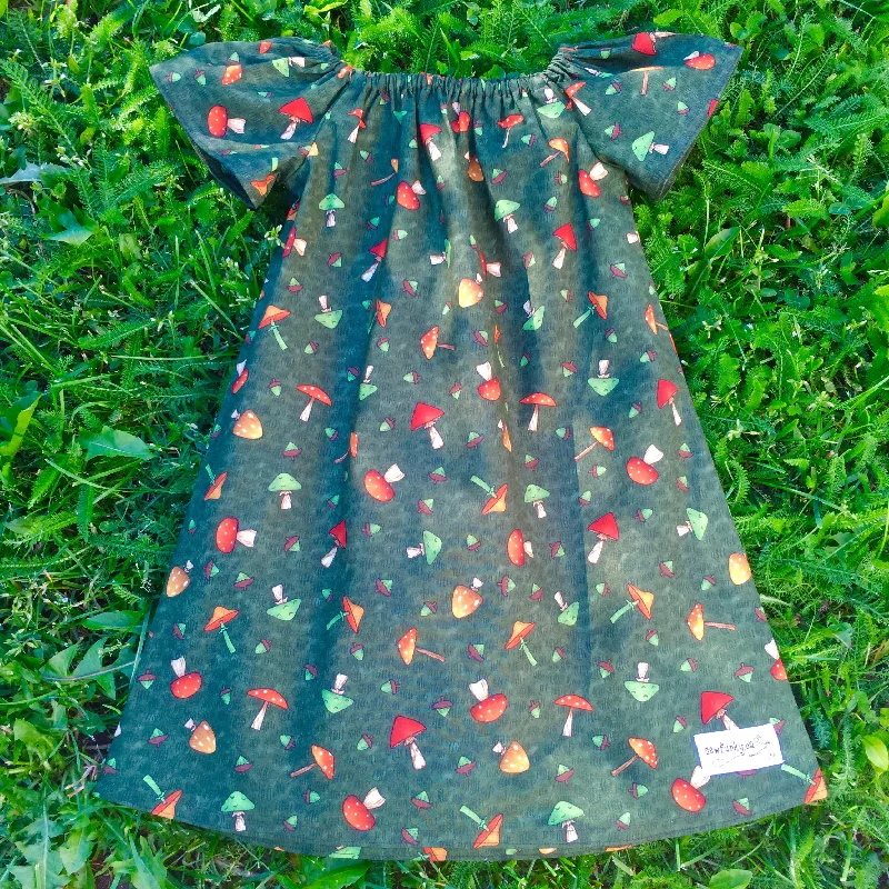 Sewfunky Pixie Dress - Toadstools