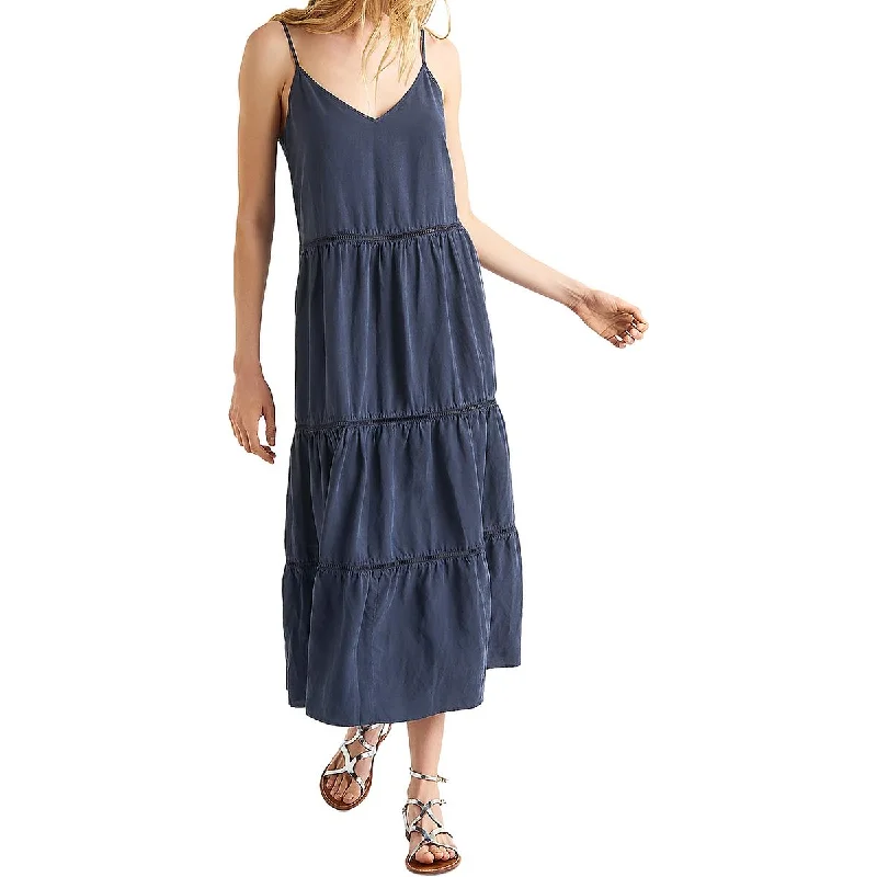 Splendid Womens Tiered Adjustable Spaghetti Straps Sundress