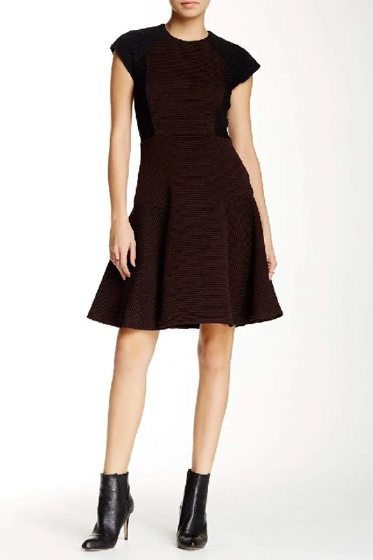Taylor - Cap Sleeve Ribbed A-Line Dress 5808MSC