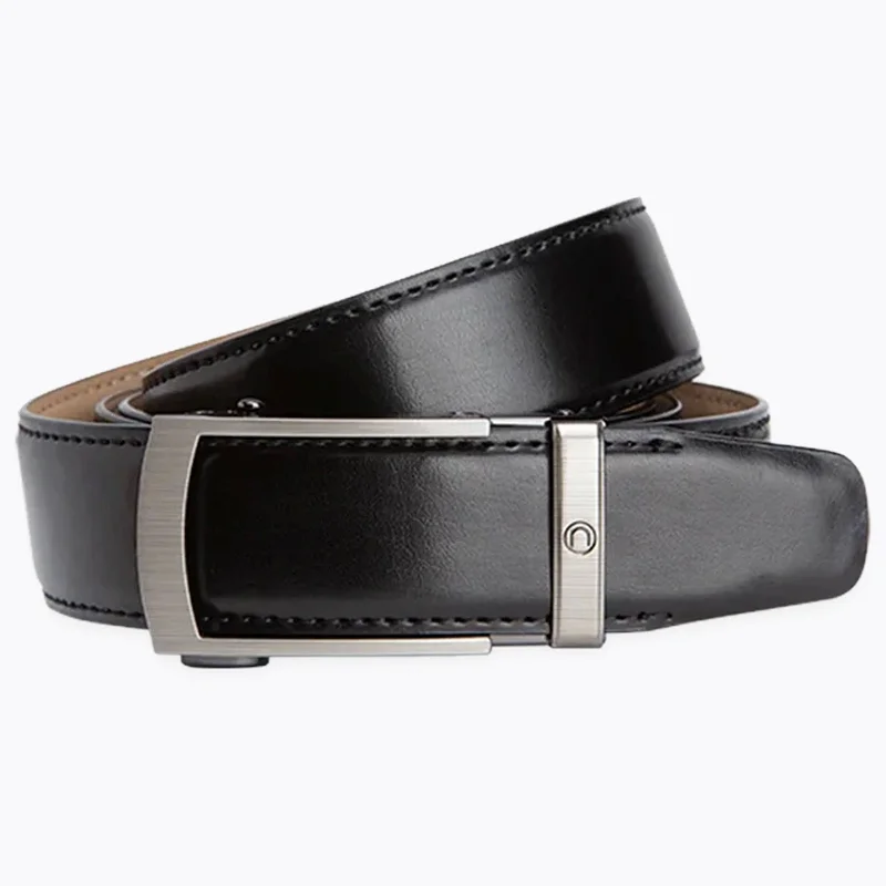 Vetica Black, 1 3/8" Strap, Dress Ratchet Belt