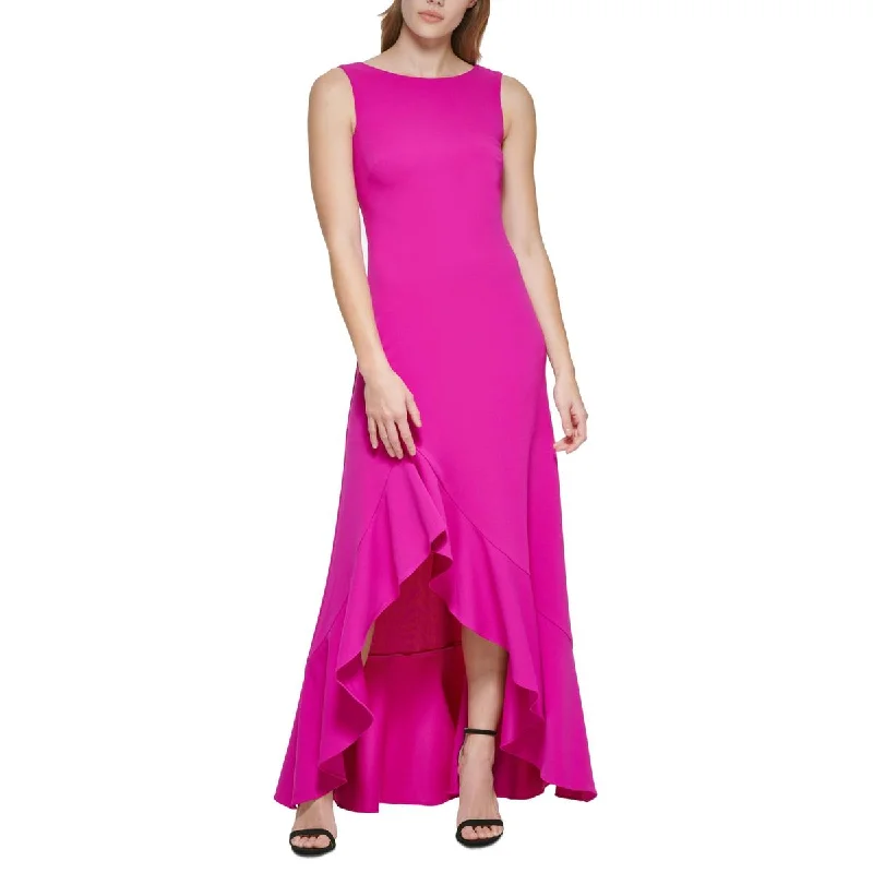 Vince Camuto Womens Crepe Long Evening Dress