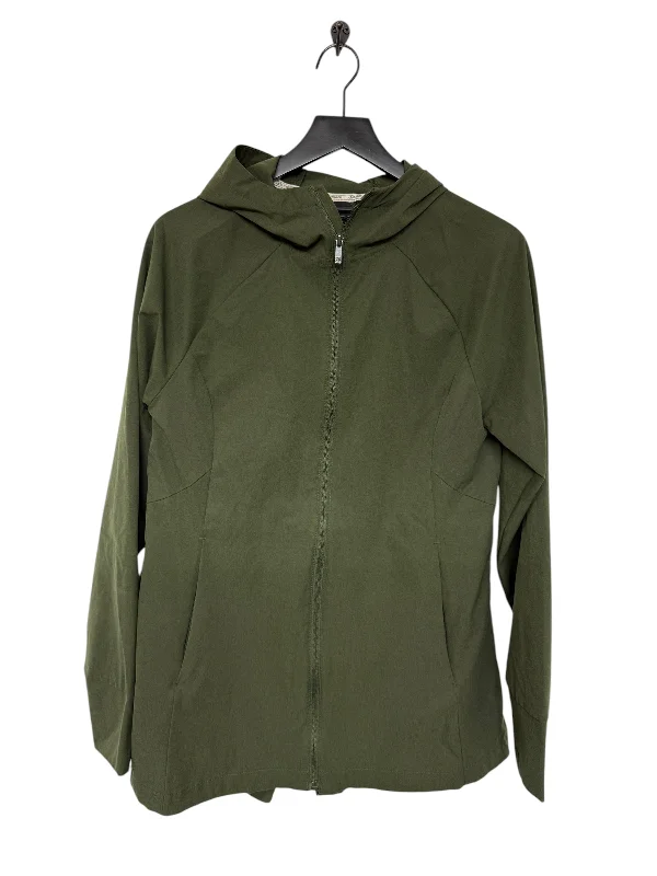 Athletic Jacket By All In Motion In Green, Size: L Tailored Jacket Straight Jacket A-Line Jacket