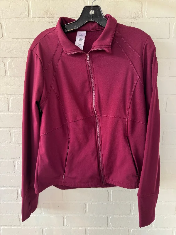 Athletic Jacket By Members Mark In Red, Size: M Anorak Shell Jacket Lightweight Jacket