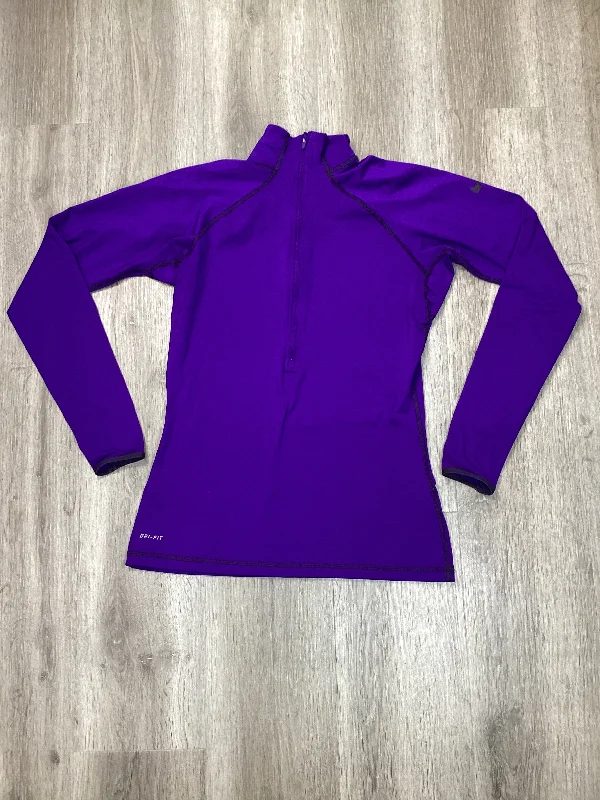 Athletic Jacket By Nike Apparel In Purple, Size: M Satin Jacket Silk Jacket Chiffon Jacket