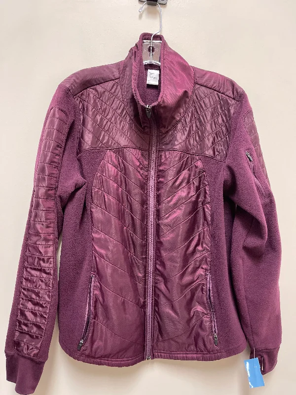 Athletic Jacket By Old Navy In Purple, Size: L Chenille Jacket Brocade Jacket Lace Jacket