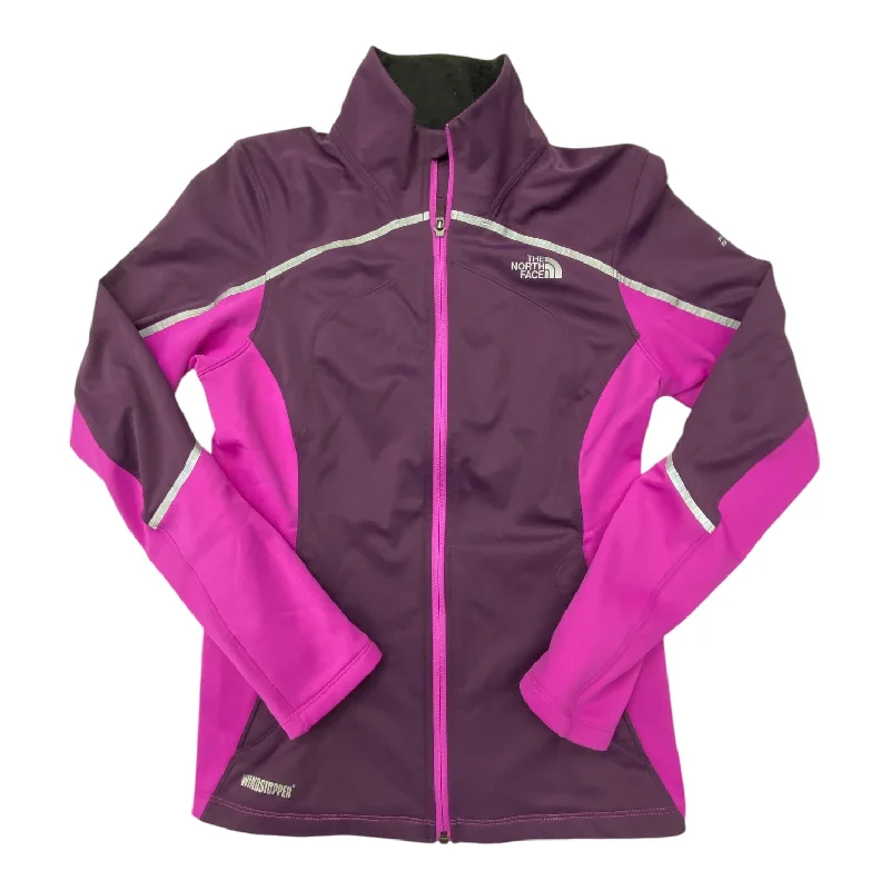 Athletic Jacket By The North Face In Purple, Size: M Chenille Fabric Brocade Fabric Lace Fabric