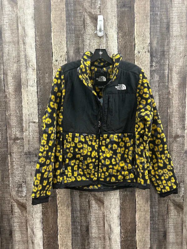 Athletic Jacket By The North Face In Yellow, Size: M Snapped Jacket Toggled Jacket Drawstring Jacket