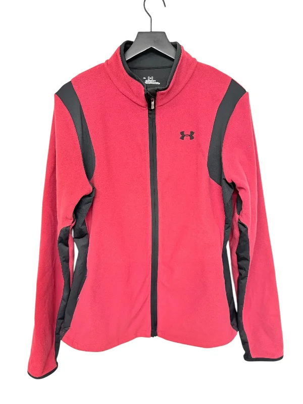 Athletic Jacket By Under Armour In Red, Size: Xl Tailored Jacket Straight Jacket A-Line Jacket