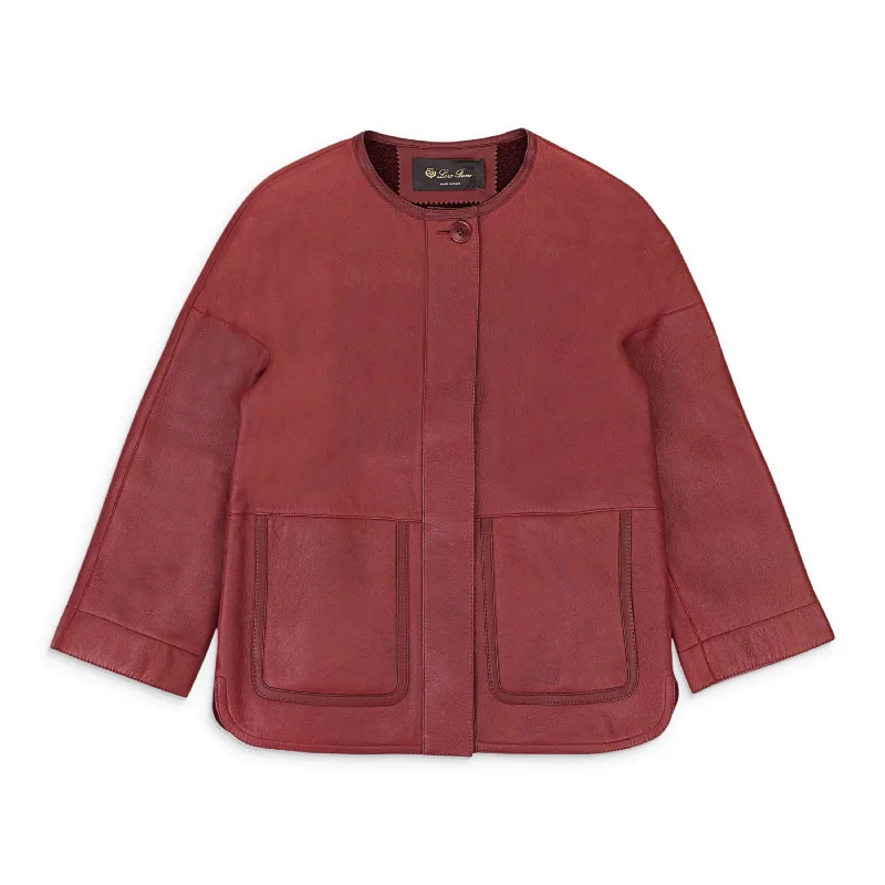 EVENING MAROON JACKET Collared Jacket Crew Neck Jacket Turtle Neck Jacket