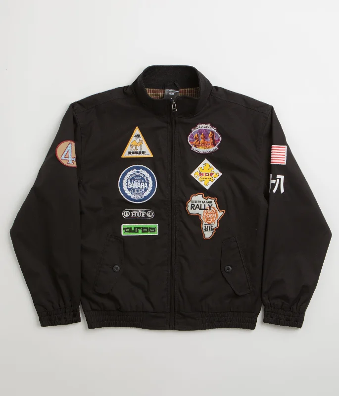 HUF x Toyota Overland Touring Jacket - Black Faux Fur Jacket Real Fur Jacket Shearling Jacket