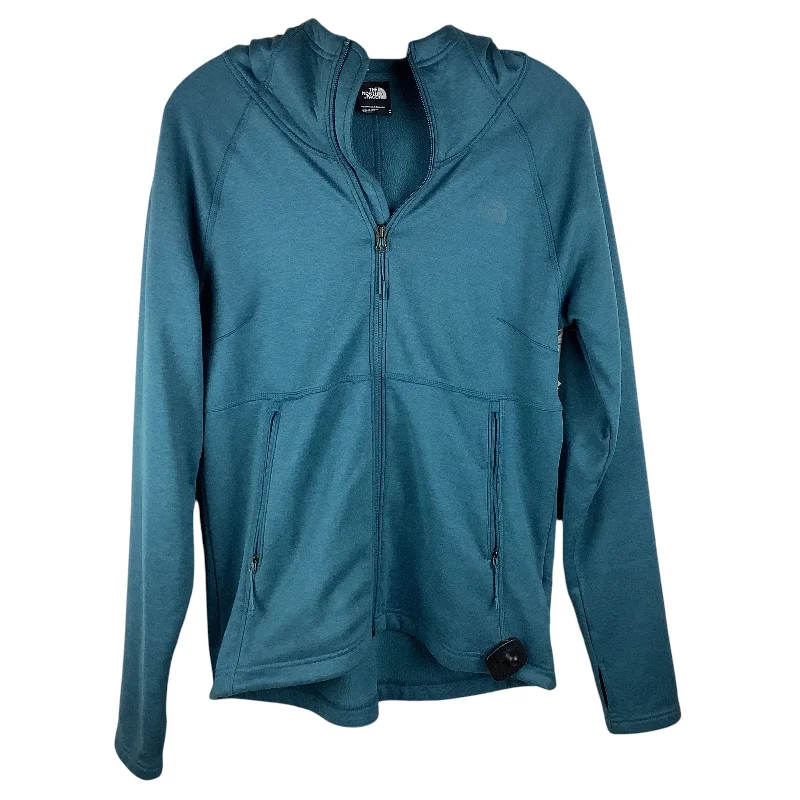 Jacket Designer By The North Face In Blue, Size: M Hoodie Zip-Up Jacket Button-Up Jacket