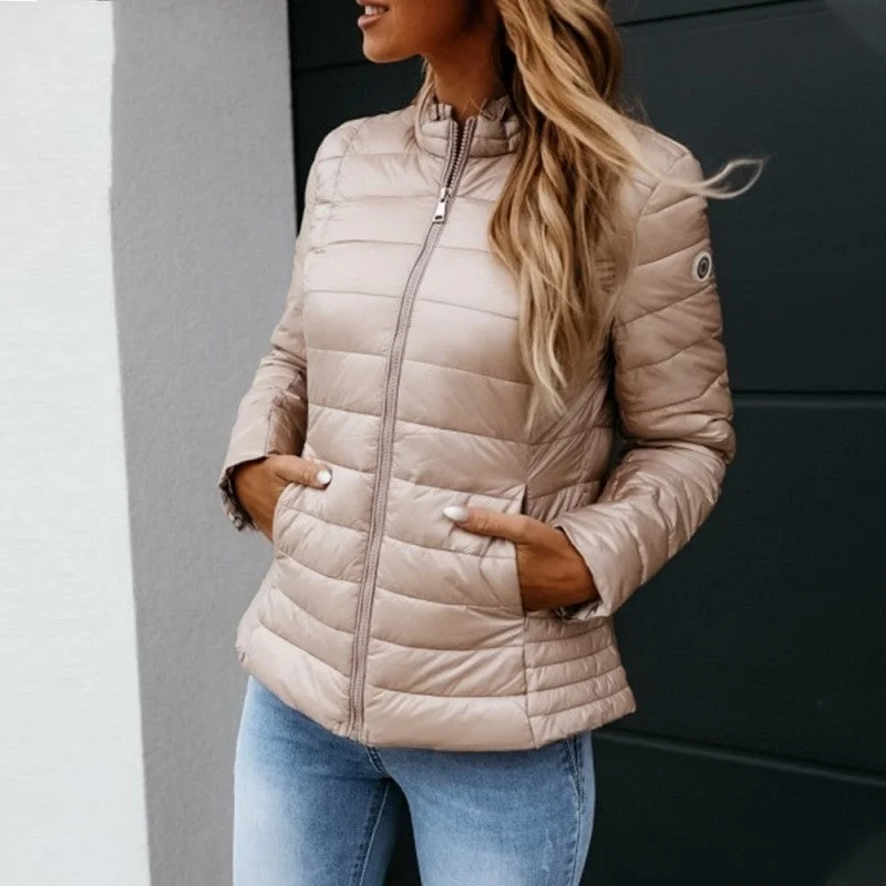 Jacket Winter Jackets For Women Basic Blue Sport New Knit Jacket Woven Jacket Fleece Jacket