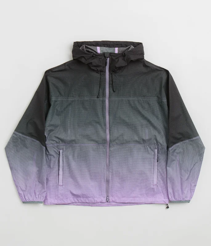 Purple Mountain Observatory Breeze Ripstop Ombre Jacket - Purple Collared Jacket Crew Neck Jacket Turtle Neck Jacket