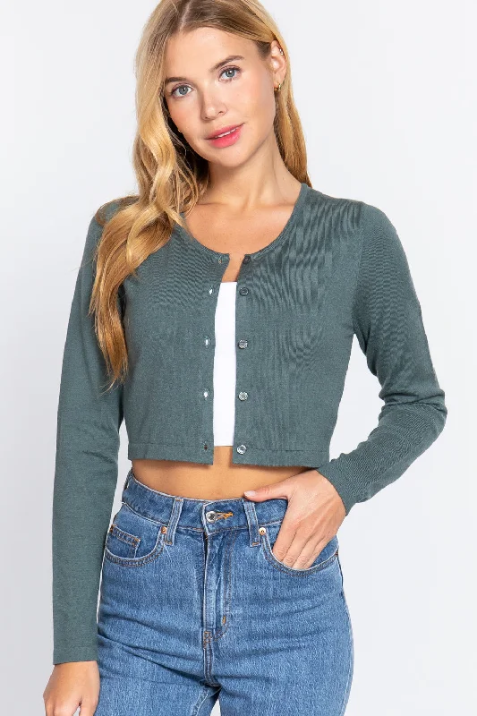 Long Slv Round Neck Viscose Sweater Transparent Opaque Sheer