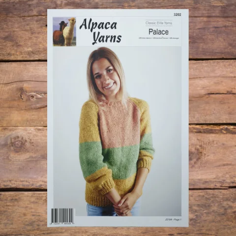 Alpaca Yarns 3202 - Chunky Striped Sweater Polka Dot Checkered Tartan