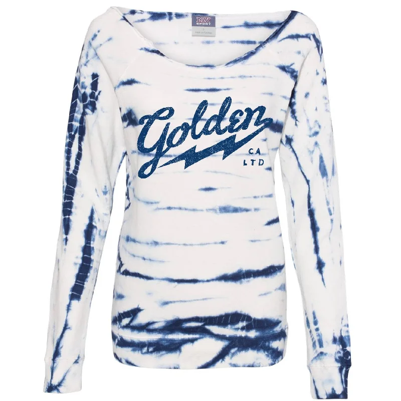 California Golden Wide Neck Sweater Fleece Sweater Nylon Polyester