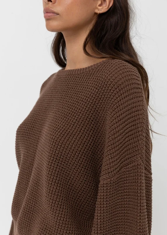 Classic Knit Jumper Welt Pockets Slit Pockets Flap Pockets