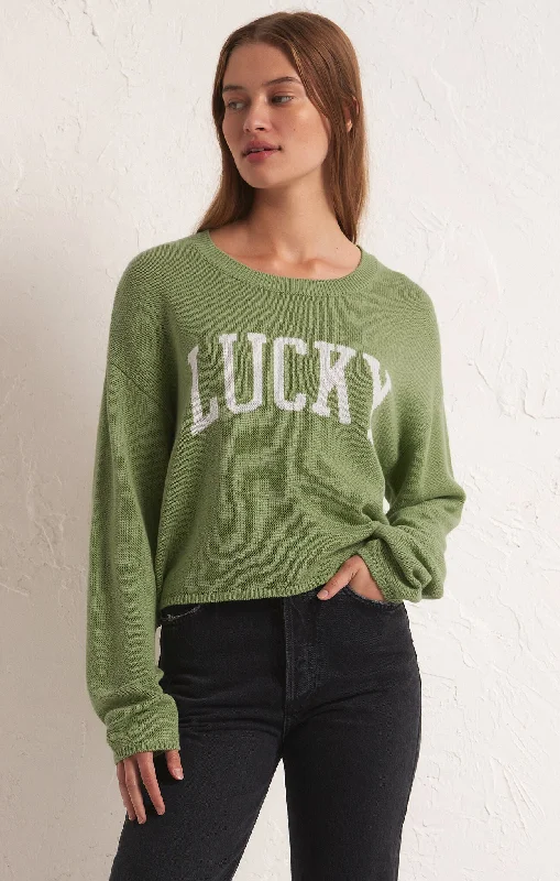 Cooper Lucky Sweater Zippered Buttoned Snapped