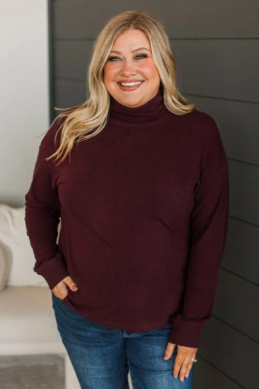 Crazy For Love Knit Sweater- Maroon Wool Sweater Cotton Sweater Cashmere Sweater