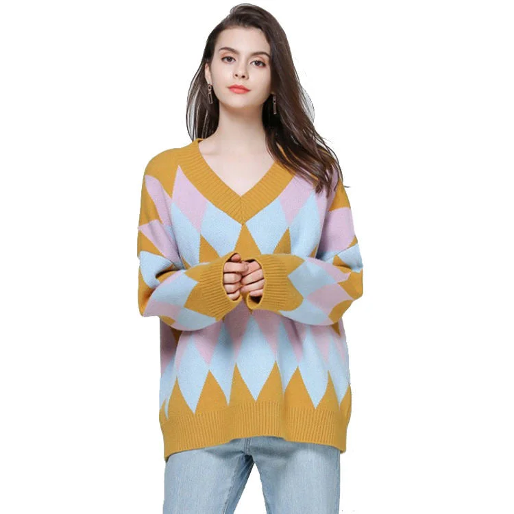 Customized Knitted Jumper for the Stylish Lady winter wool sweater women Open Front Closed Front Wrap Front