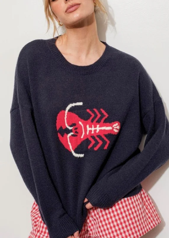 Lobster Sweater Knit Fabric Woven Fabric Fleece Fabric