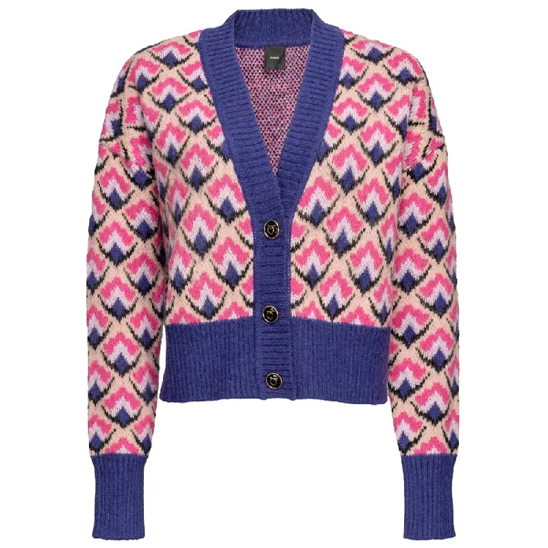 PINKO Multicolor Acrylic Sweater Wool Fabric Cashmere Fabric Tweed Fabric