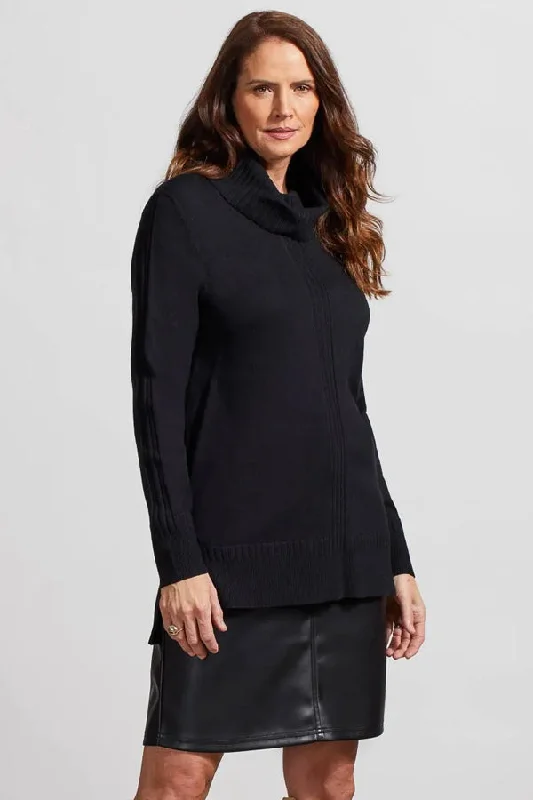 Tribal Cowl Neck Tunic Sweater Lightweight Heavyweight Midweight