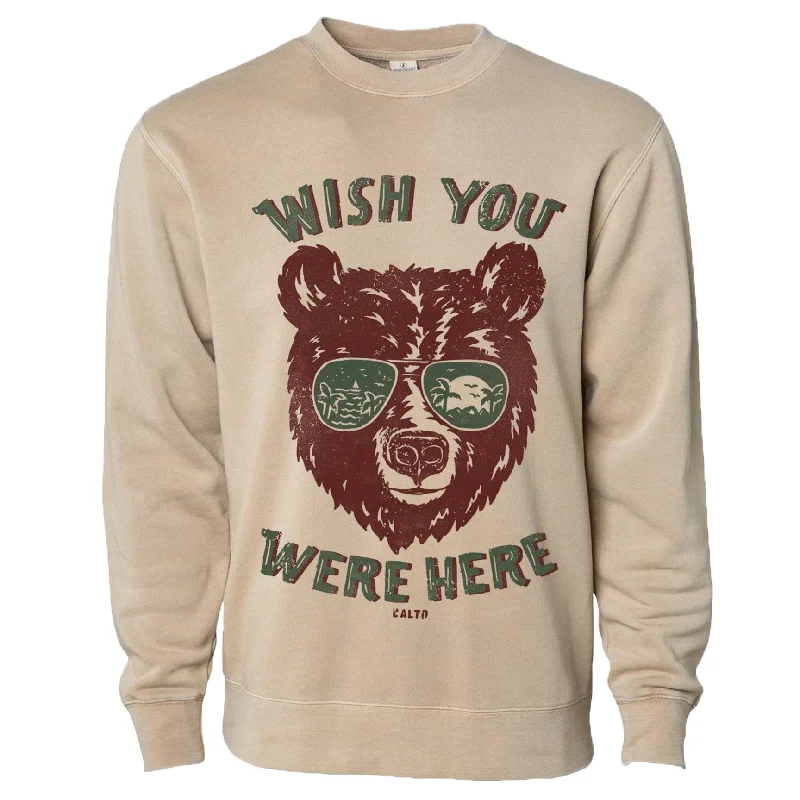 Wish You Were Here Sweater Hooded Sweater Collared Sweater Shawl Collar