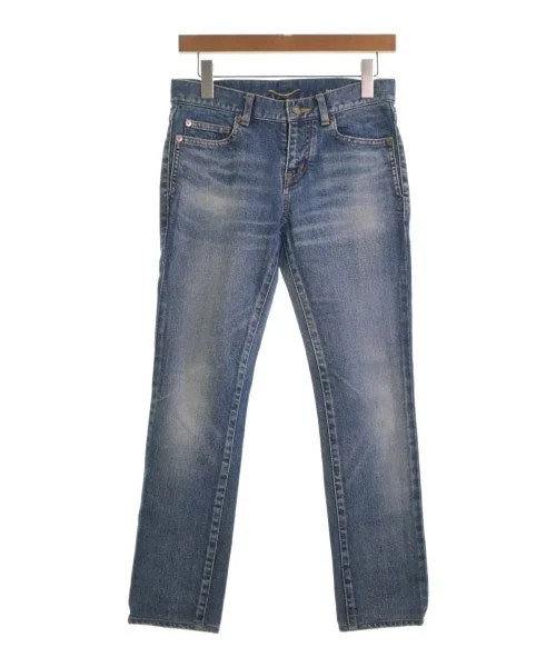Saint Laurent Paris Jeans Elegant Wide-Leg Jeans
