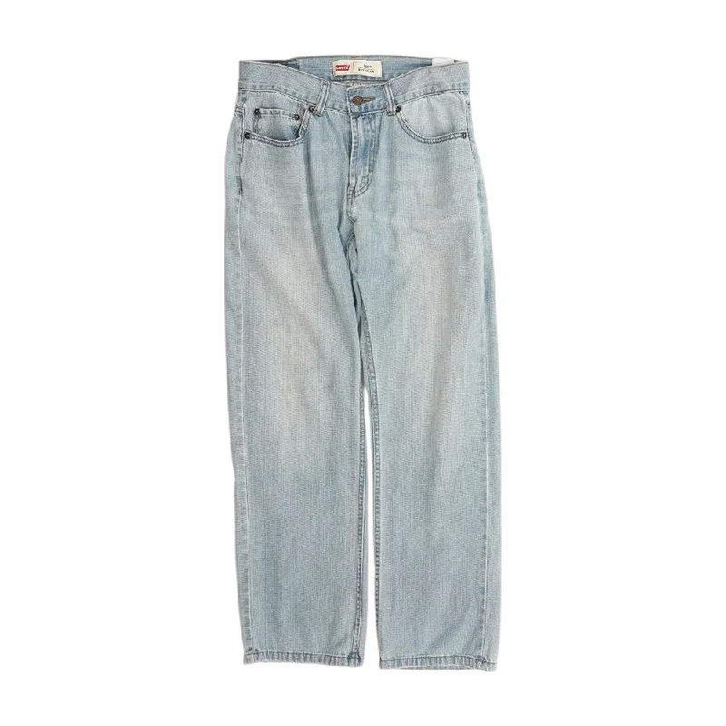 505 Solid Regular Jeans Fashionable Slouchy Fit Jeans