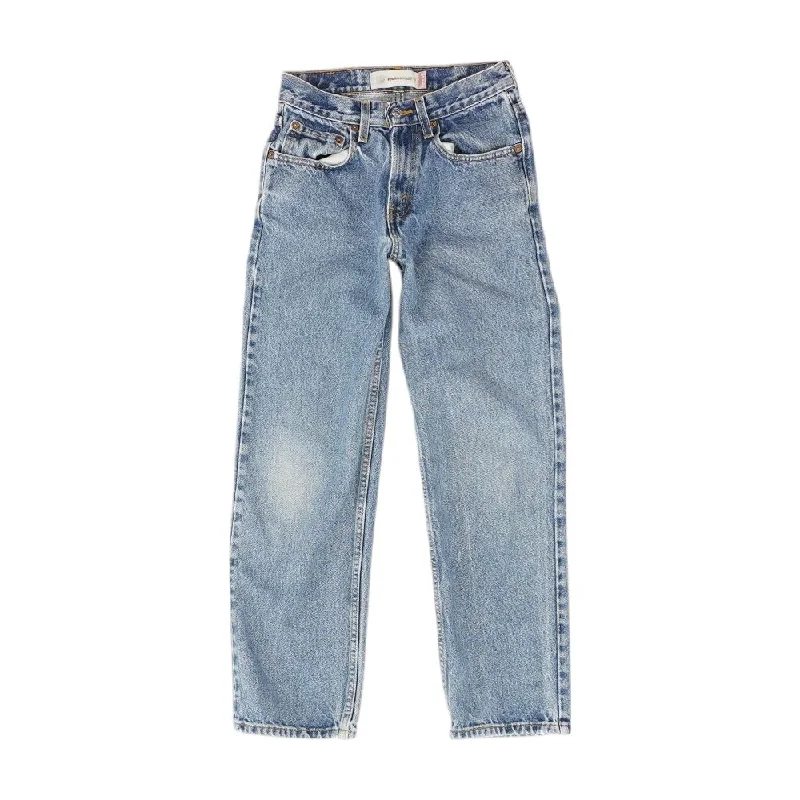 550 Solid Jeans Comfortable Zip-Fly Denim Jeans