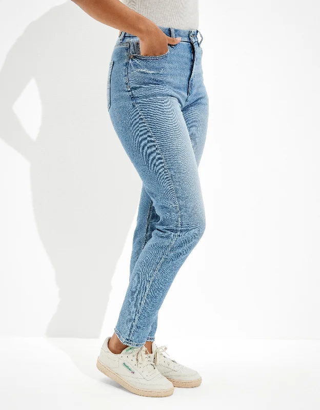 AE Stretch Curvy Mom Jean Stylish Cargo Style Jeans