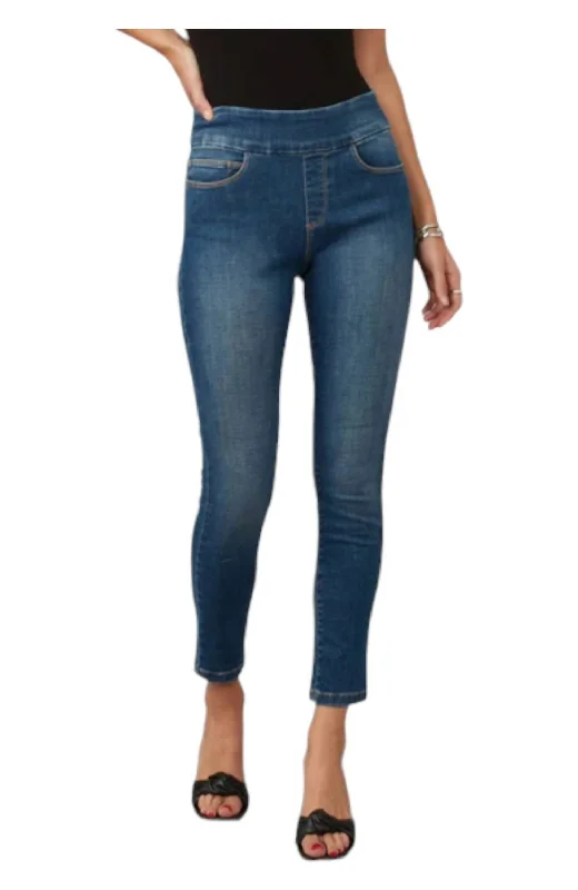 Anna Skinny Jeans In Rugged Classic Blue Fashionable Relaxed Fit Denim