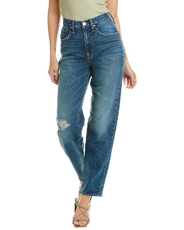 Hudson Jeans James Coastline High-Rise Tapered Jean Fashionable Cropped Denim Jeans