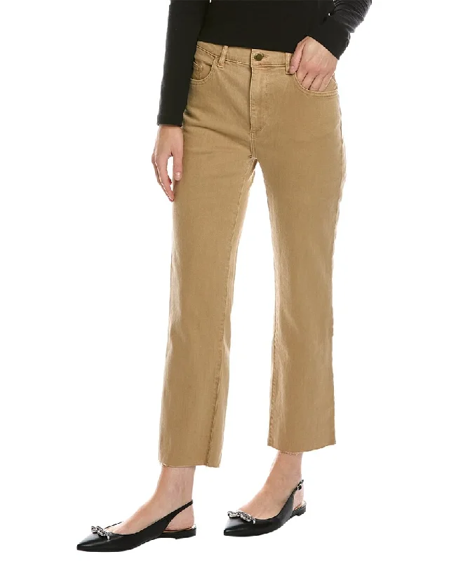 Dl1961 Patti Khaki Straight Jean Classic Button Fly Jeans