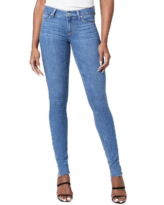 Paige Leggy Ultra Seine Skinny Jean Trendy Plus Size Jeans