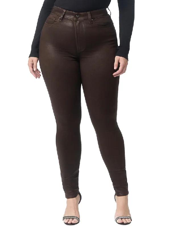 Paige Cheeky Chicory Coffee Luxe Ultra Skinny Leg Jean Comfortable Distressed Straight-Leg Jeans Paige Cheeky Chicory Coffee Luxe Ultra Skinny Leg Jean Comfortable Distressed Straight-Leg Jeans