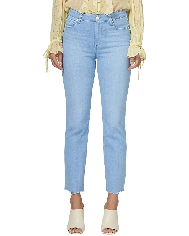 Paige Cindy Triomphe Straight Leg Jean Comfortable Zip-Up Skinny Jeans