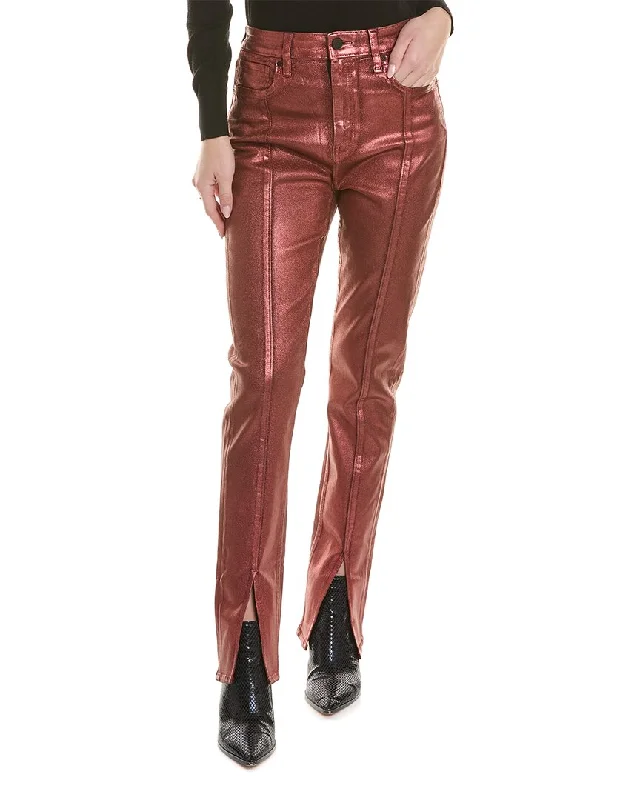 Hudson Jeans Harlow Ultra High-Rise Cinnamon Glitter Cigarette Jean Stylish High-Waisted Denim Hudson Jeans Harlow Ultra High-Rise Cinnamon Glitter Cigarette Jean Stylish High-Waisted Denim