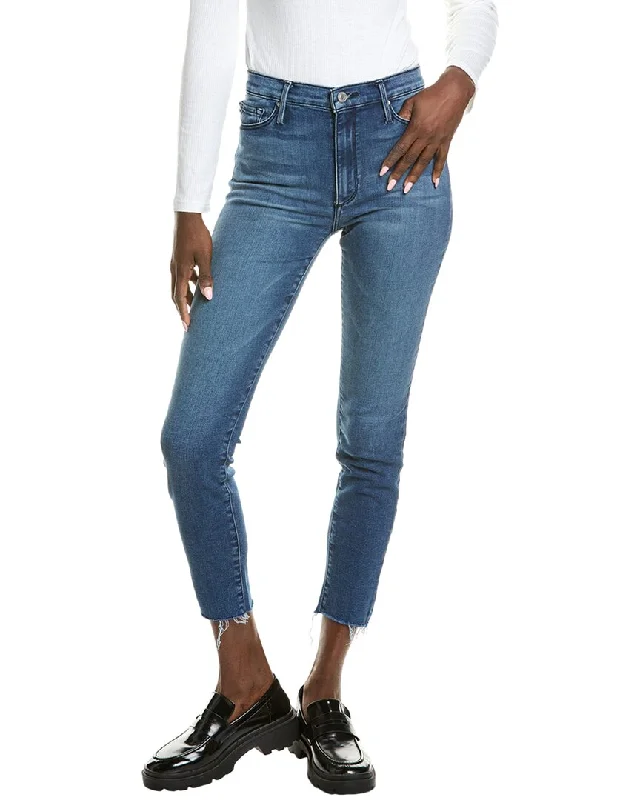 Black Orchid Carmen High Rise Ankle Fray Right By Yo Jean Elegant High-Waisted Flared Jeans