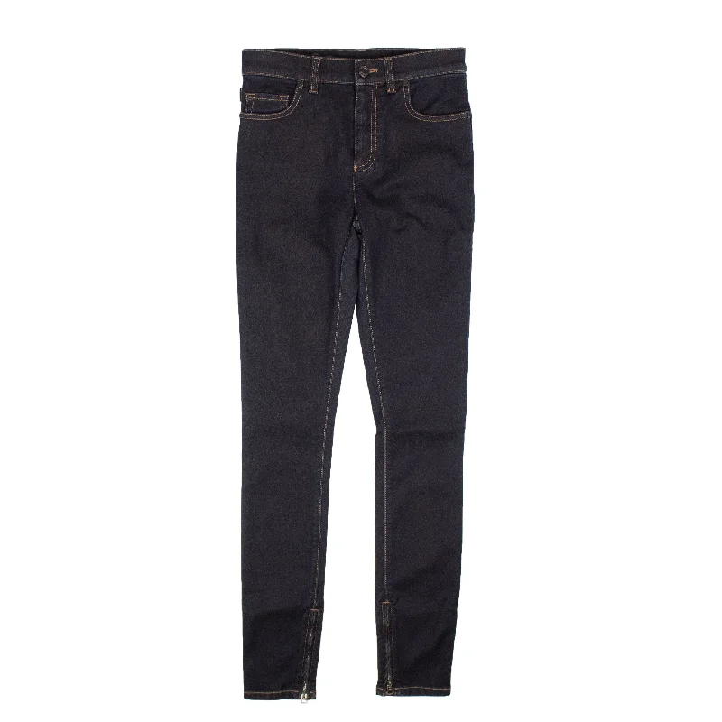 Blue Skinny Jeans Fashionable Relaxed Fit Denim
