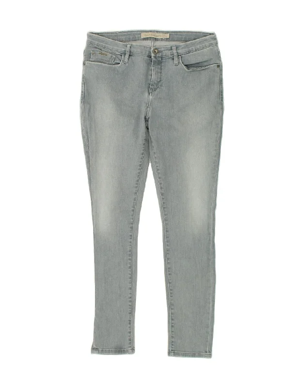 CALVIN KLEIN Womens Skinny Jeans W31 L32  Grey Cotton Casual Skinny Fit Jeans