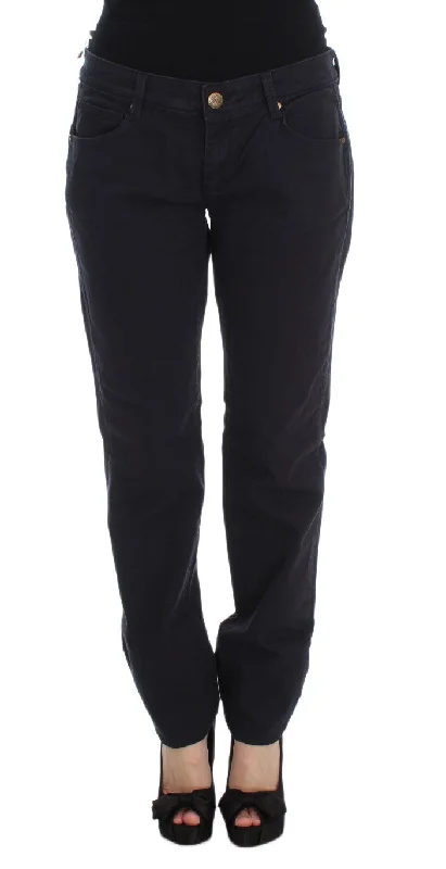 Ermanno Scervino Chic Casual Fit Italian Designer Jeans Chic Ripped Jeans